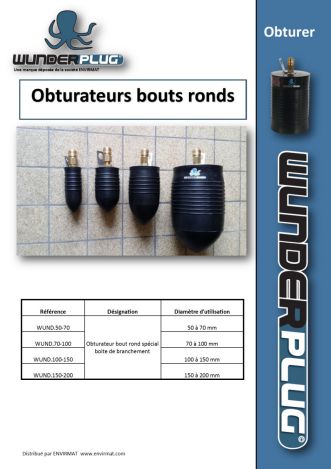 Obturateur de branchements