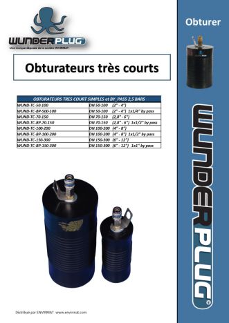 Obturateurs trés courts WUNDERPLUG